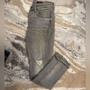 All Saints Grey Denim Jeans